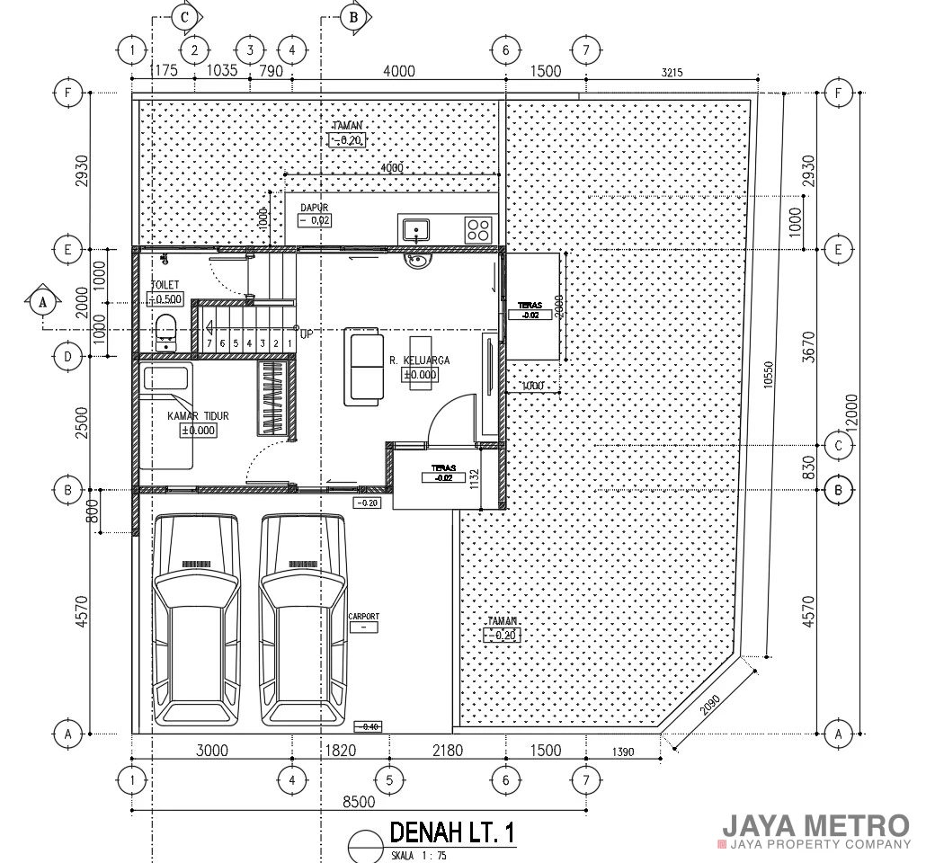 DENAH LANTAI 1
